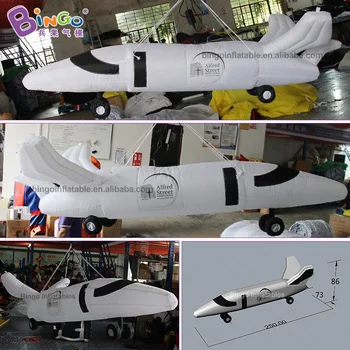

2.5m Inflatable Aircraft Balloon/Plane Toy Hanging Decoration with Built-in Blower Air Show/Advertising