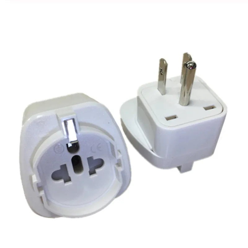 10pcs White Black Embedded Swiss Italy Eu German Converte To 3pin Ac