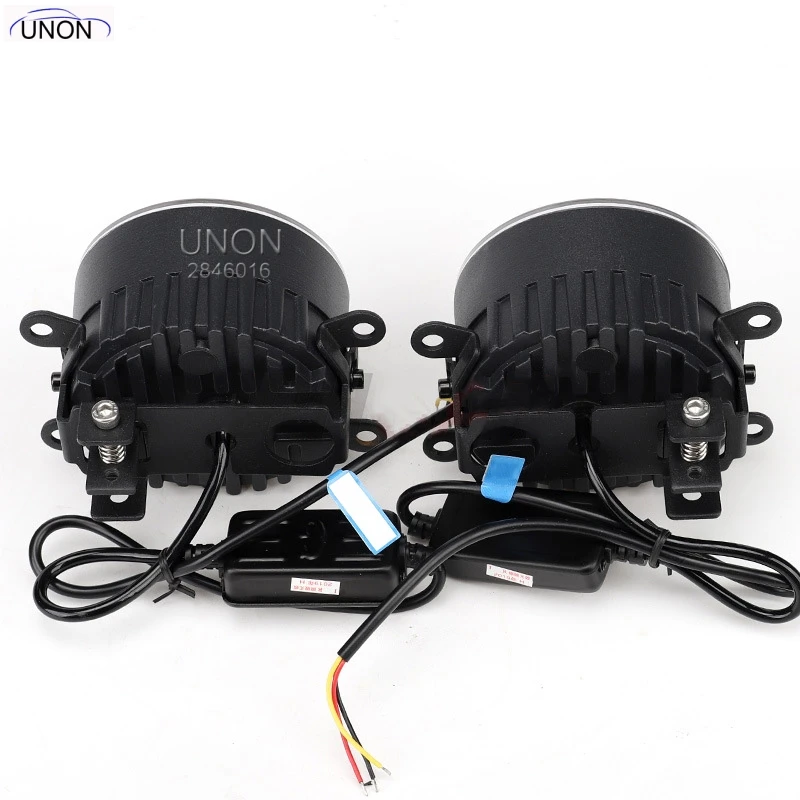  Functions Auto LED DRL Daytime Running Light Car Projector Fog Lamp with yellow signal For Jeep Wra - 33008264127