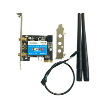 WIRCARD беспроводной-AC 8265 867 Мбит/с 802.11AC двухдиапазонный Настольный PCI-E WiFi адаптер PCI Express карта для Intel 8265AC+ Bluetooth 4,2