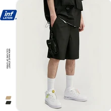 Новинка, летние мужские повседневные свободные шорты, летние мужские шорты с эластичной резинкой на талии, мужские шорты из полиэстера, 3030S20