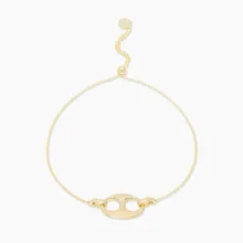 

2022 New Fashion Women Simple Cute Pig Nose Copper Plating 14K Real Gold Bracelet Women Sexy INS Party Bracelet Jewerly Gifts
