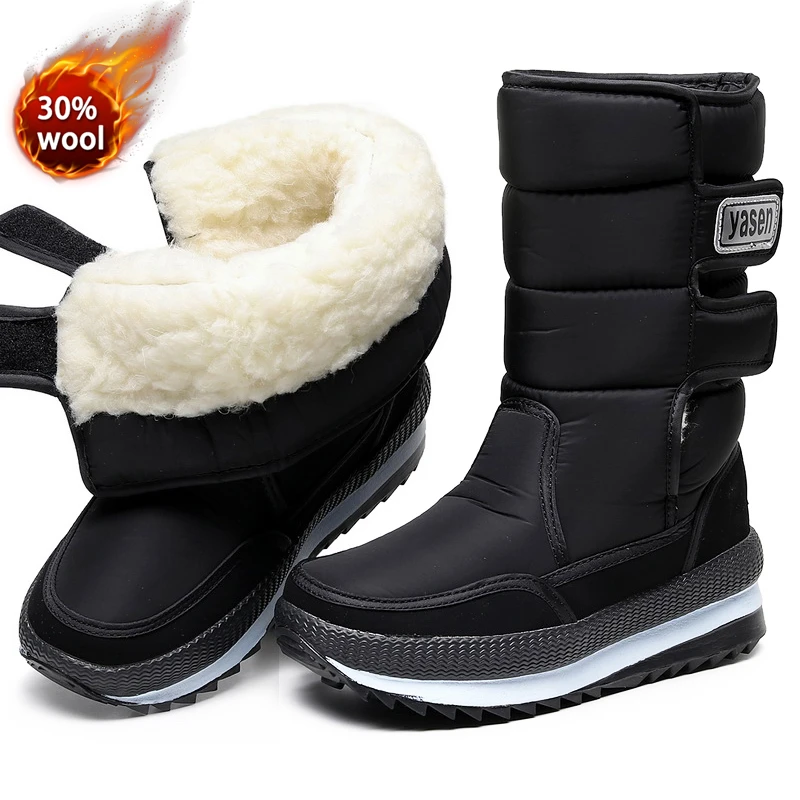 Terugbetaling Ziektecijfers Vleien Waterproof Winter Boots Women | Women's Waterproof Snow Boot | Women's  Winter Shoes - Women's Boots - Aliexpress