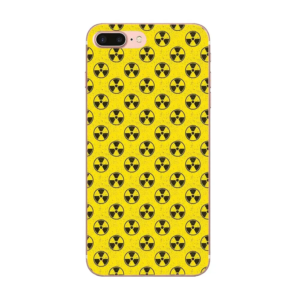 Крутой желтый радиоактивный логотип для Xiao mi 3 4 4C 4i 5 5s 5X6 6X8 SE Pro Lite A1 Max x 2 Note чехлы