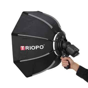 

TRIOPO 90cm Photo Octagon Umbrella Light Softbox with Honeycomb handle For Godox V860II TT600 Flash Umbrella Outdoor Soft Box