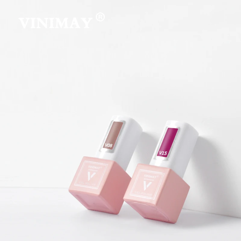 Лак для ногтей VINIMAY 60 цветов полуперманентный УФ-гель-лак для ногтей, праймер, удаляемый замачиванием, гелевое покрытие для маникюра