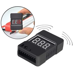 Testeur de batterie Lipo BX100 1 8S, testeur de tension de batterie, basse tension, Buzzer, alarme, vérificateur de tension de batterie, double haut parleurs, 1 pièce 