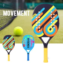TOP Carbon Beach Tennis Raquete Soft EVA Face Lightweight Pickleball Raqueta With Bag For Adult Racquet Equipment