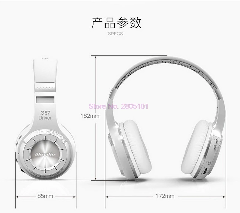 Компанией dhl 50 шт. съемки тормоза bluetooth наушники BT4.1Stereo гарнитура беспроводные для