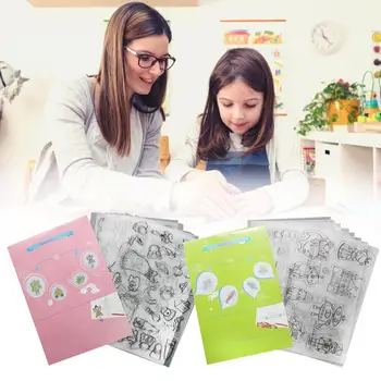 

Heat Shrink Film Shrinky Art Paper Film Sheets with Pattern for Kids Creative Craft Keychains Kids DIY Toys