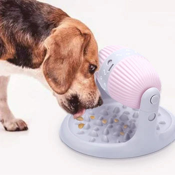 

Pet Drum Hollowed Food Leakage Ball Bite Resistant Cat Food Feeder Molar Puzzle Bouncy Ball Interactive Treats Toy Feeding