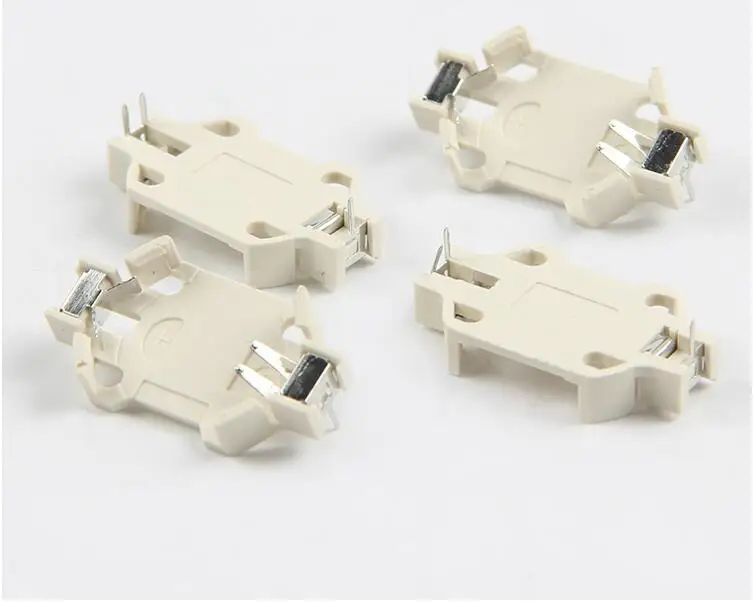 

1500 шт./лот MasterFire CR2032 2032 белый корпус поверхностного монтажа, кнопочный держатель для батарей, коробка для хранения батарей, пластиковая коро...