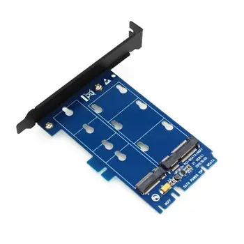 

Dual Interface M.2 NGFF to SATA and mSATA to SATA3 Adapter Card SSD Adapter Kit