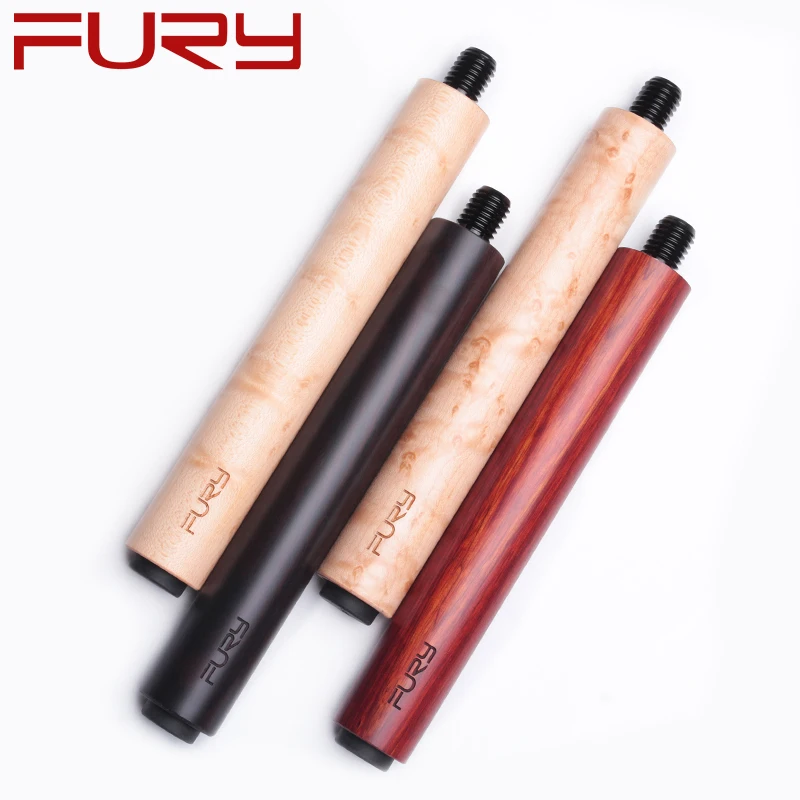 

Billiards accessories 8" fury pool cue extension with bumper extender Radial joint for Fury specific cues Many colors to choose