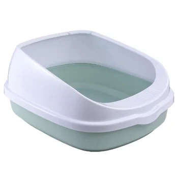 

Pet Toilet Bedpan Anti Splash Cats Litter Box Cat Dog Tray with Scoop Kitten Dog Clean Toilette Home Plastic Sand Box Supplies