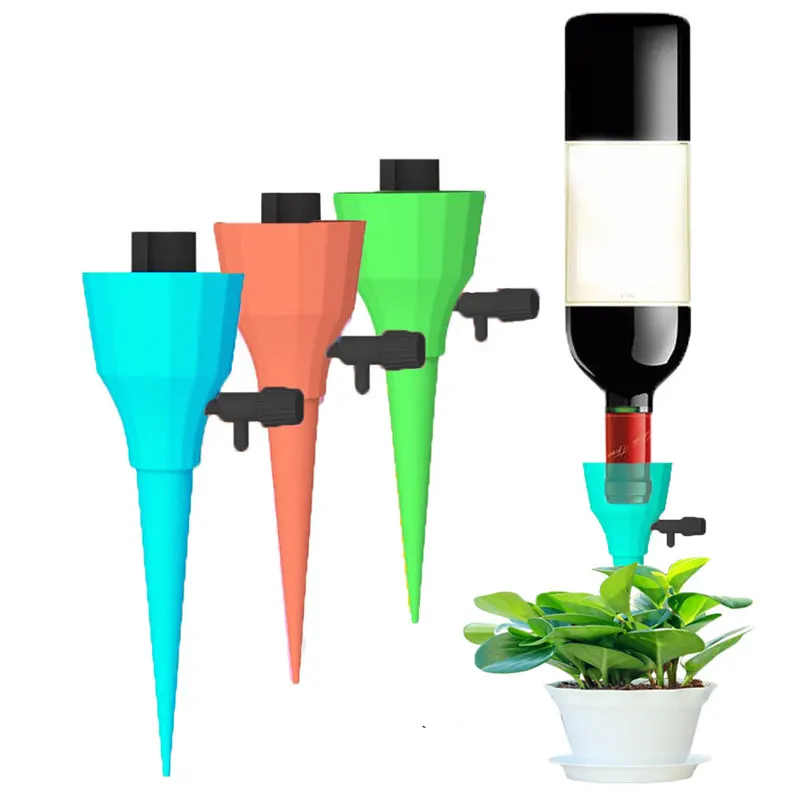 

Auto Drip Irrigation Watering System Automatic Watering Spike for Plants Flower Indoor Household Waterers Bottle Drip Irrigation