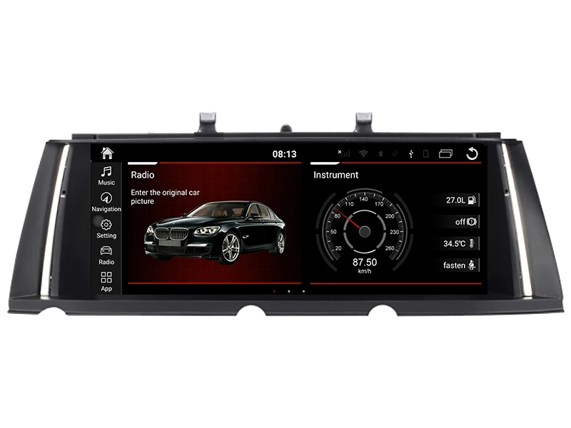 8-core Android 10 0 автомобильный мультимедийный плеер GPS радио для BWM 7 серии F01 F02 2009-2015 с BT
