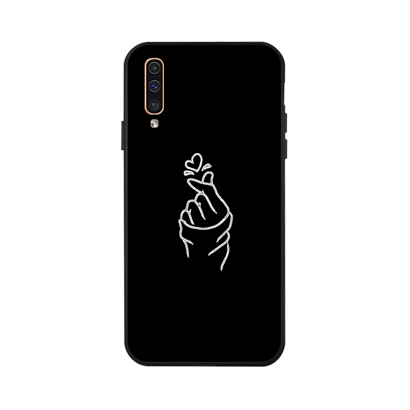 3D DIY Painted Case For Samsung A50 Case Silicon Black Case For Samsung Galaxy A40 A70 A60 A30 A10 A20 A20e A2 Core Cover Fundas - Цвет: X072