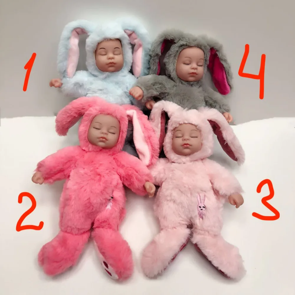 Плюшевая кукла для сна LOL Pink Baby имитация Детская кукла-Кролик милая мягкая детей