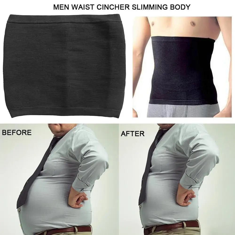 

Stylish Waist Cincher Slimming Body Training Exercise Belt Tummy Cincher Corset Stomach Body Shapers for Men Male High quality