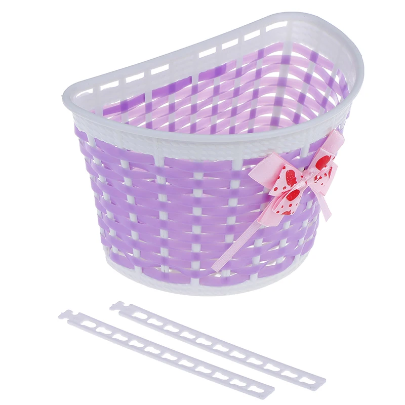 Передняя корзина с бантом для велосипеда передняя сумка задняя подвеска детей