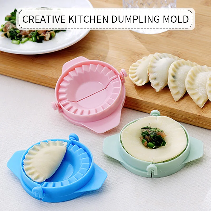 Accesorios de cocina, herramienta práctica para hacer Dumplings, molde para Dumplings, raviolis, Clips para hornear, moldes para repostería