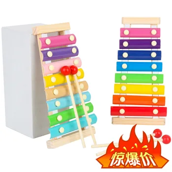 

2019 Newest Hot wooden Music Instrument Toy Wooden Frame Style Xylophone Children Kids Musical Funny Toys Baby Educational Toys