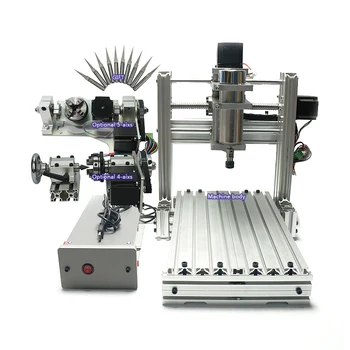 

5axis USB Port Mini DIY CNC 3020 Pcb Wood Aluminum Engraving Router Mach3 ER11 Collet CNC Milling Machine for Hobby