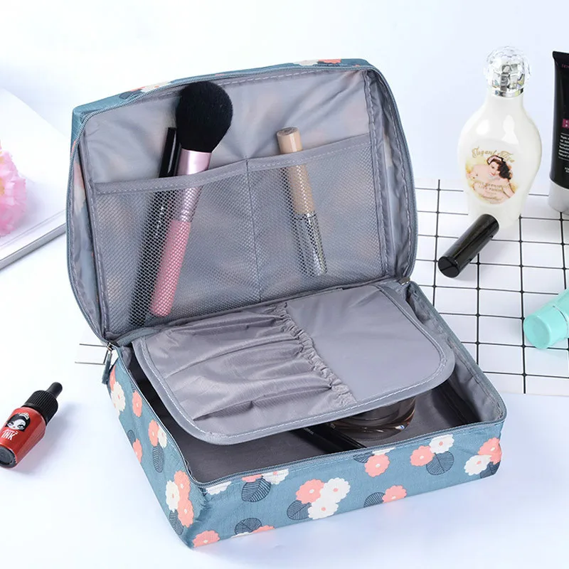 Multifunction Travel Cosmetic Bag Women Makeup Bags Toiletries Organizer Waterproof Female Storage Make Up Cases Wholesale