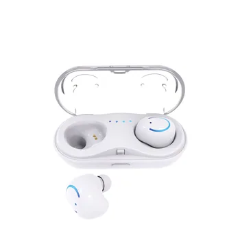 

2020 Hot Q18 TWS Invisible Mini Bluetooth Headset Wireless Bluetooth Earphone Stereo Earbuds with Charging box for iphone xiaomi
