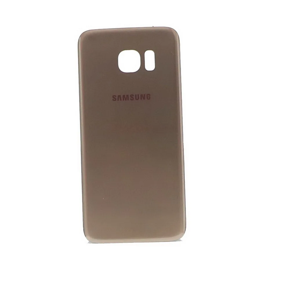 Для samsung Galaxy S7 G930 G930F S7edge G935 G935F Задняя стеклянная крышка батарейного отсека задняя дверь корпус Чехол samsung S7 Задняя стеклянная крышка