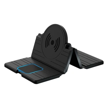 

15W Qi Wireless Charger Charging Folding Silicone Car Holder Charger Wall Charger for Iphone11 Xiaomi 9