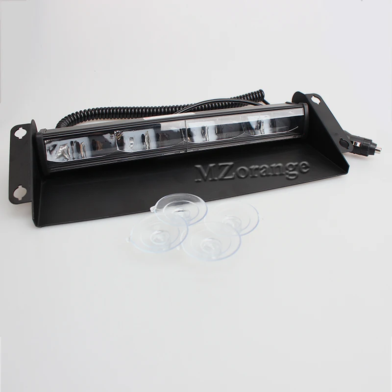 MIZIAUTO 12LED 12 V/24 V для полицейской машины стробоскоп вспышка Аварийная сигнализация световая сигнальная лампа белый Янтарный сменный