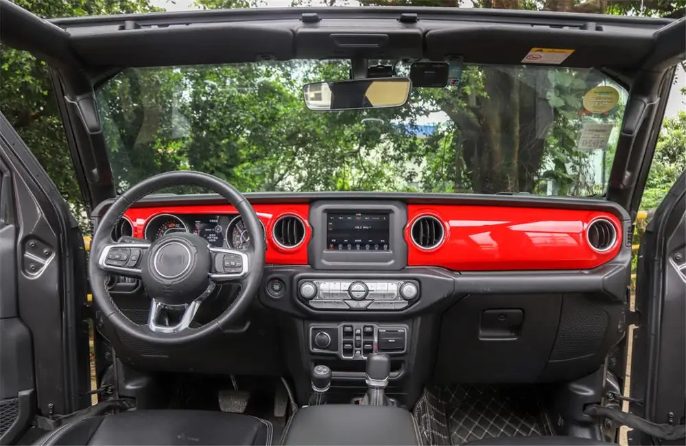 Для Jeep Wrangler JL вверх центр управления инструмент декоративная панель барьер для собак в машину модификация интерьера Органайзер аксессуары