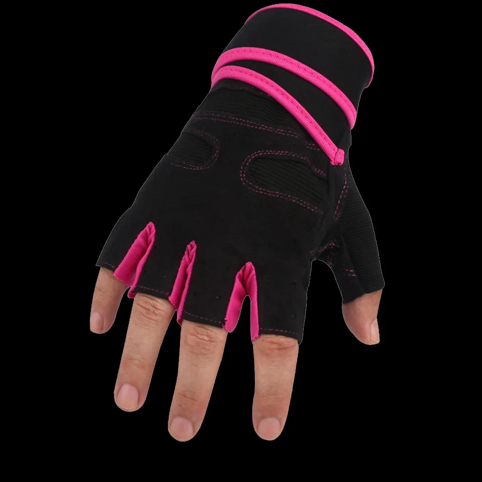Уличные перчатки для охоты ветрозащитный спортивный без пальцев зимние перчатки для рыбалки охотничьи перчатки для верховой езды спортивные перчатки - Цвет: Rose red