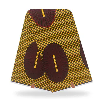 

New Guaranteed Real pagne Wax Block Prints In Original Wax 100% Cotton Veritable Wax Veritable African Ankara Fabric Aso Ebi