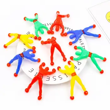 

20Pcs/Lot Novelty Sticky Wall Climbing Flip Climber Classic Kid's Toys Doors Walls Educational Toys For Children