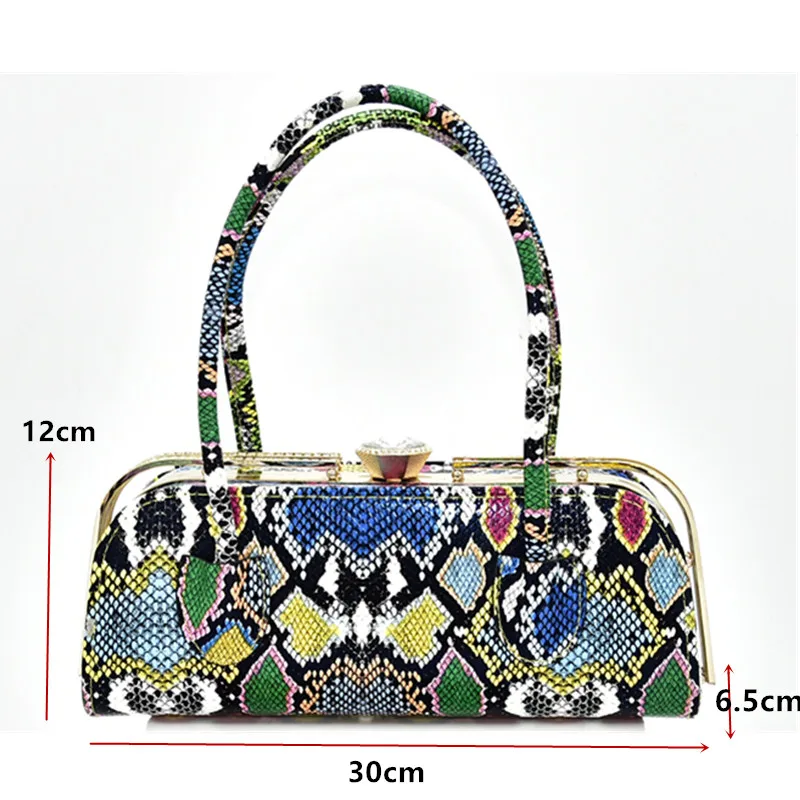 Элегантный свадебный комплект из итальянских туфель и сумочки в африканском