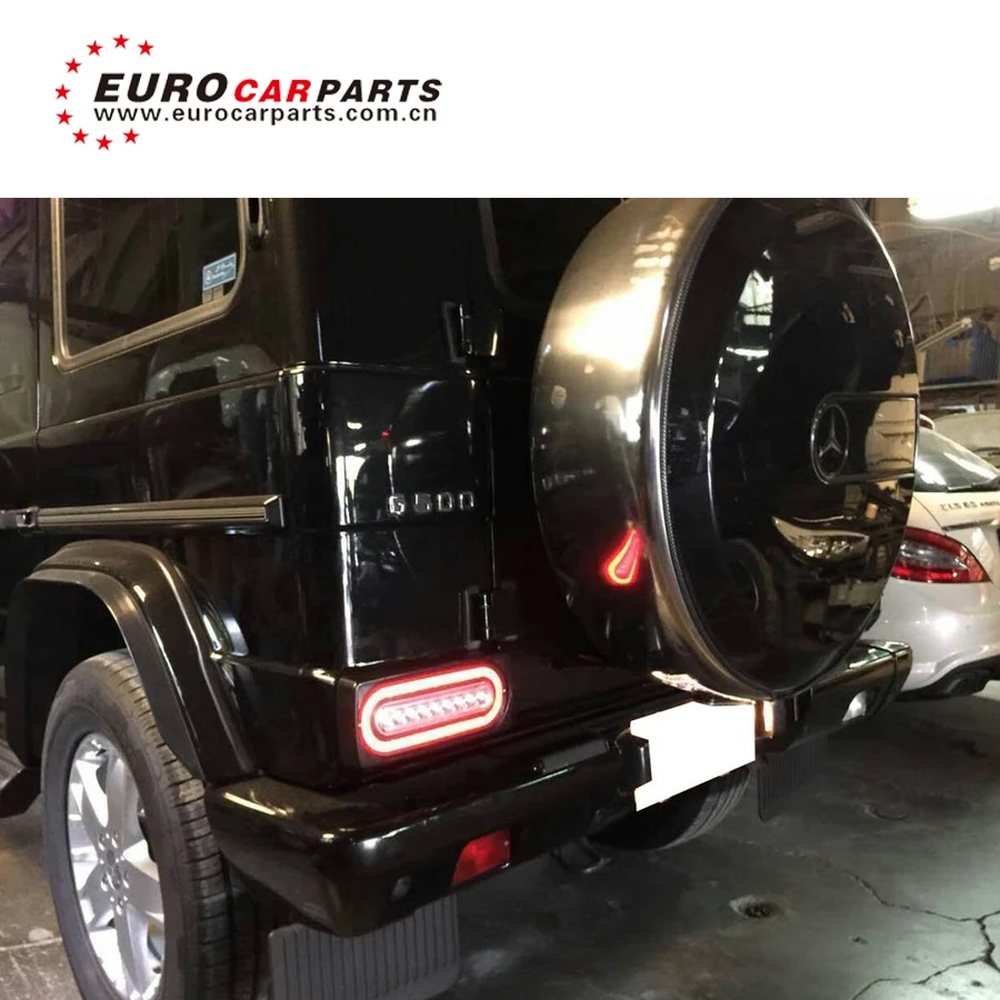 G class w463 black and red running LED taillights for G350 G400 G500 G55 G63 G65 G800 signal turnning dynamic LED rear lamp
