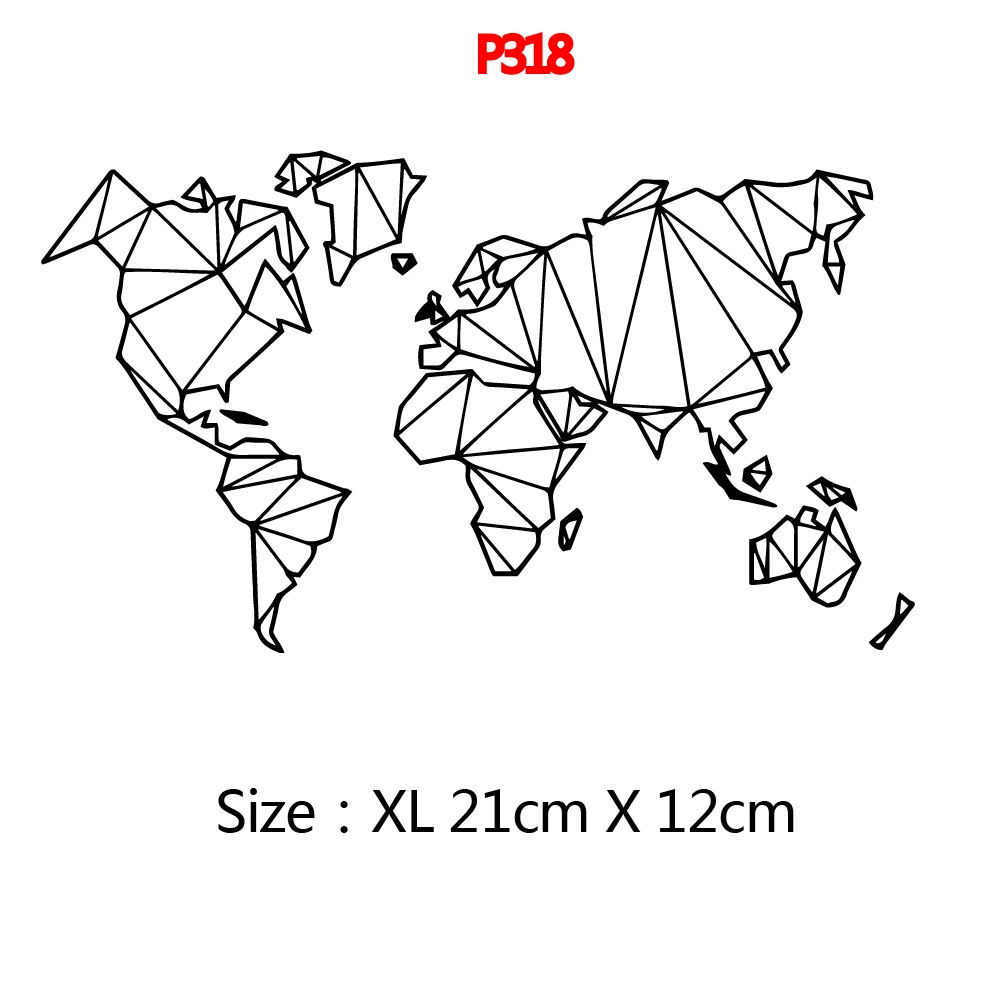 Современная Карта мира наклейка для ноутбука Виниловая наклейка для MacBook Наклейка для украшения кожи ноутбука