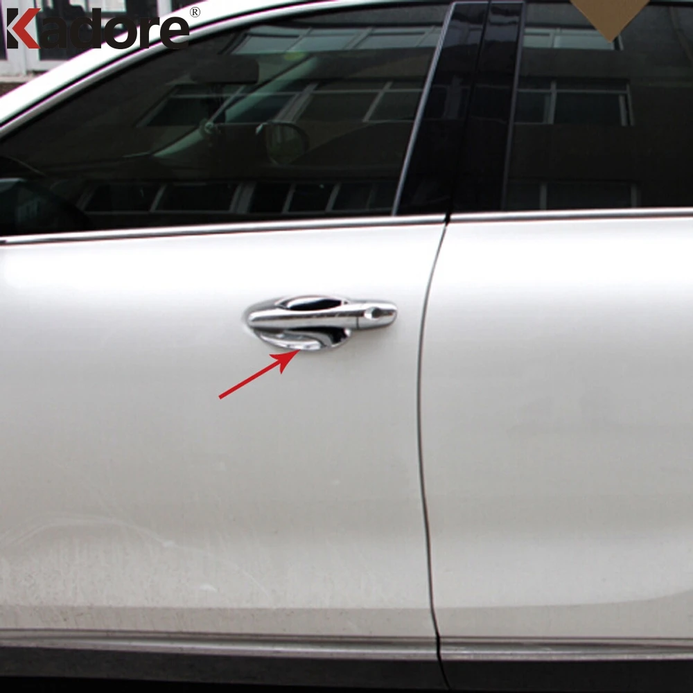 

For Kia Sorento 2016 2017 2018 ABS Chrome Door Handle Bowl Cover Trim Car Styling Auto Exterior Accessories Sticker