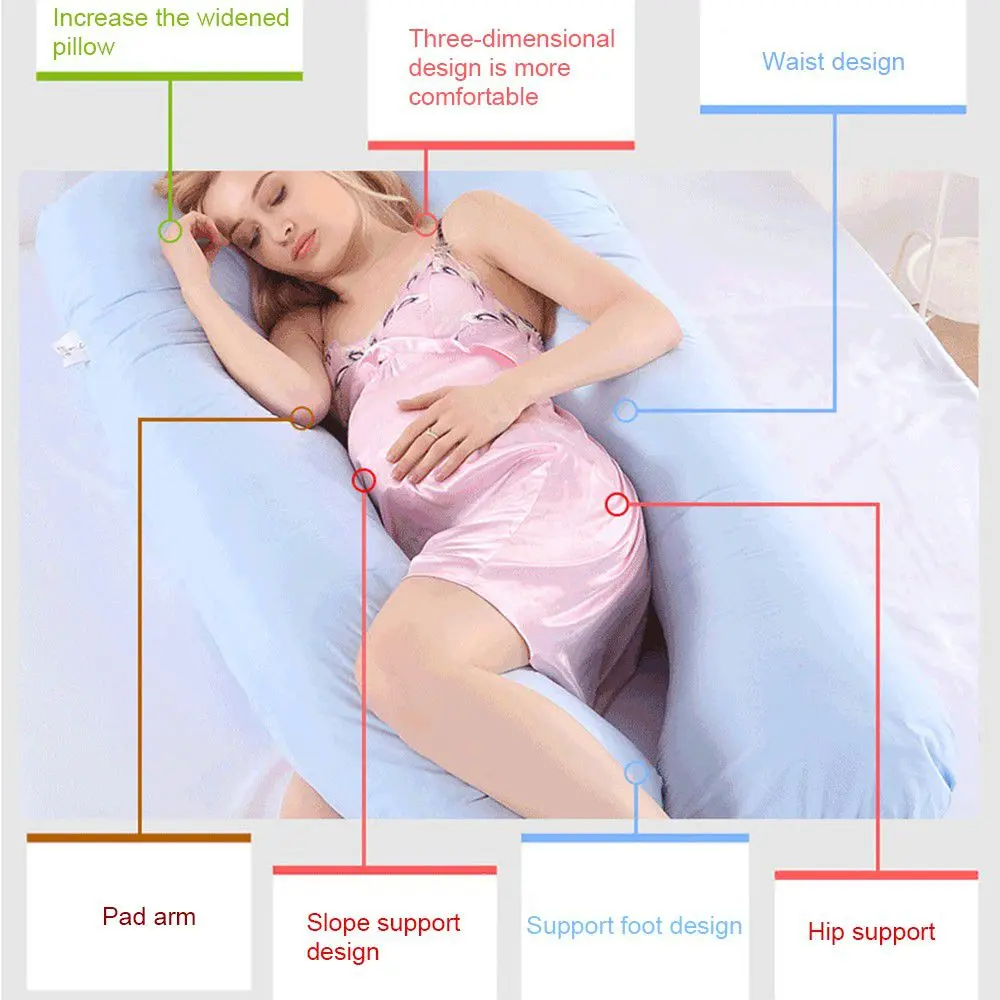 Sleeping Support Pregnant Pillow For Women Sleepers Body U Shape Maternity Pillows Pregnancy Accessories