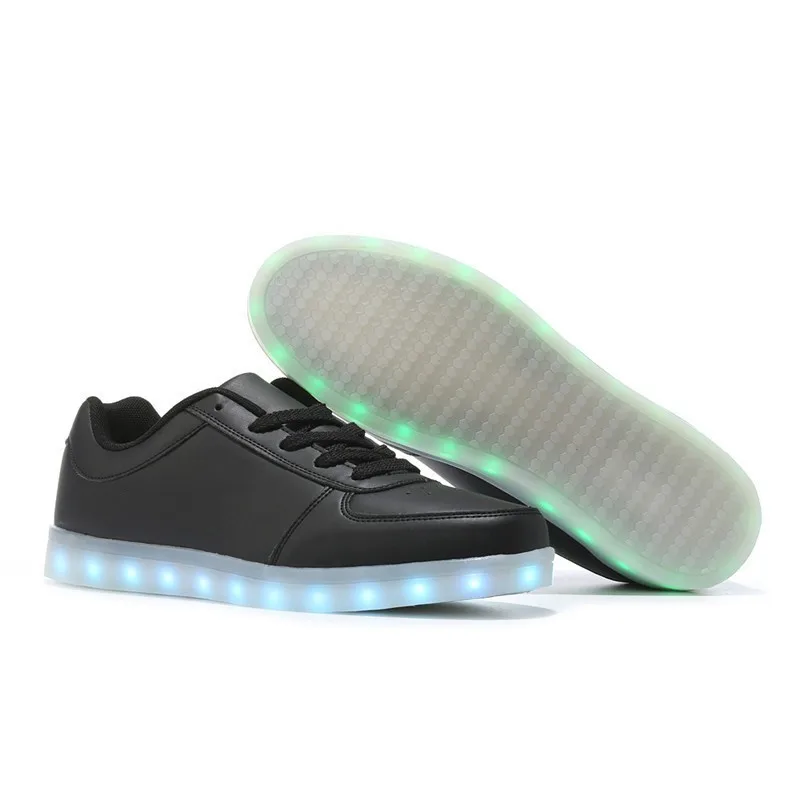 Мужские светящиеся кроссовки с дистанционным управлением; черные светодиодные низкие Туфли для мальчиков и девочек; повседневная обувь со светодиодной подсветкой для женщин; тапочки со светодиодной подсветкой; светящаяся обувь