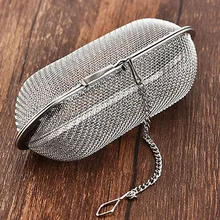 Кухонный инструмент ситечко для чая безопасный подвесной фильтр диффузор из нержавеющей стали, многоразовый сетчатый