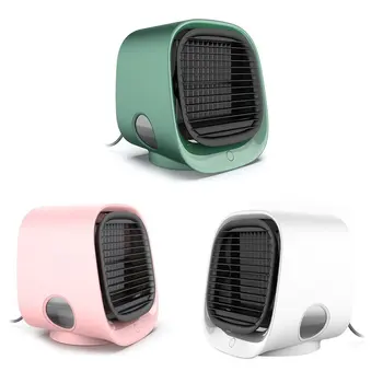 

Desktop Mini Air Conditioner USB Fan Air Humidifier Moisturizing Cooling Device Portable Fan for Home Office