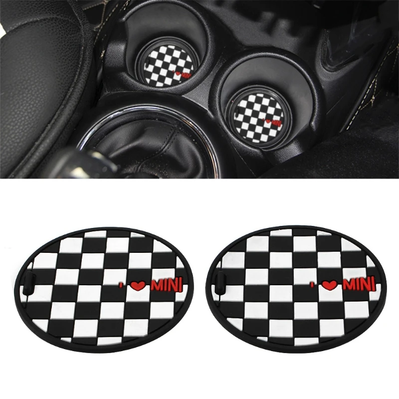 Silicone Anti Slip Pad 7.7mm Silica Gel Car Cup Anti-slip Pad Mat For bmw Mini Cooper 2011 2012 2013 R55 R56