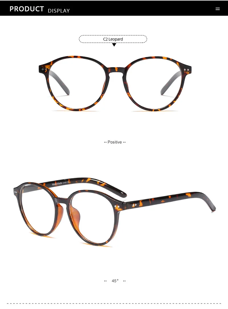 Pro Acme ацетатные круглые очки с заклепками, оправа для мужчин и женщин, очки для близорукости по рецепту, оптические модные компьютерные прозрачные очки PC1315