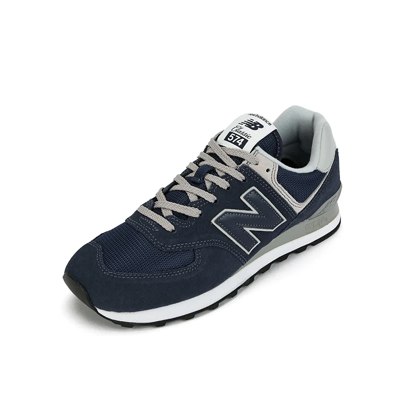 Оригинальные мужские кроссовки New Balance NB серии 574, спортивные Ретро кроссовки на шнуровке, модные повседневные износостойкие дышащие кроссовки ML574