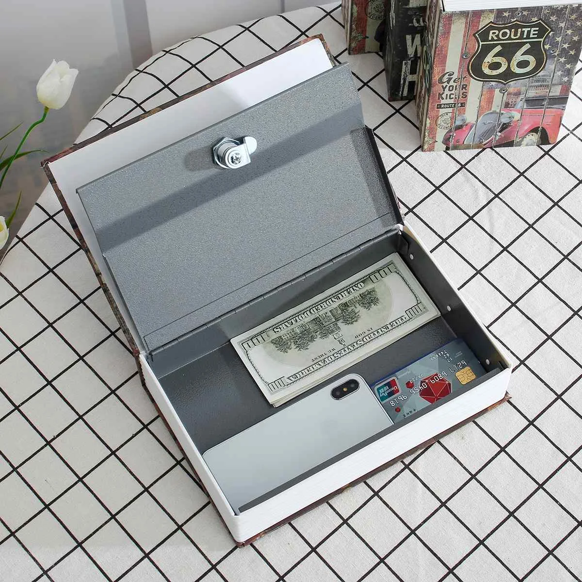 Safe Box Book Money Secret Security Safe Lock Box Book Cash Coin Storage Jewelry Key Locker Storage Container Safe Box Book Money Secret Security Safe Lock Box Book Cash Coin Storage Jewelry Key Locker Storage Container
