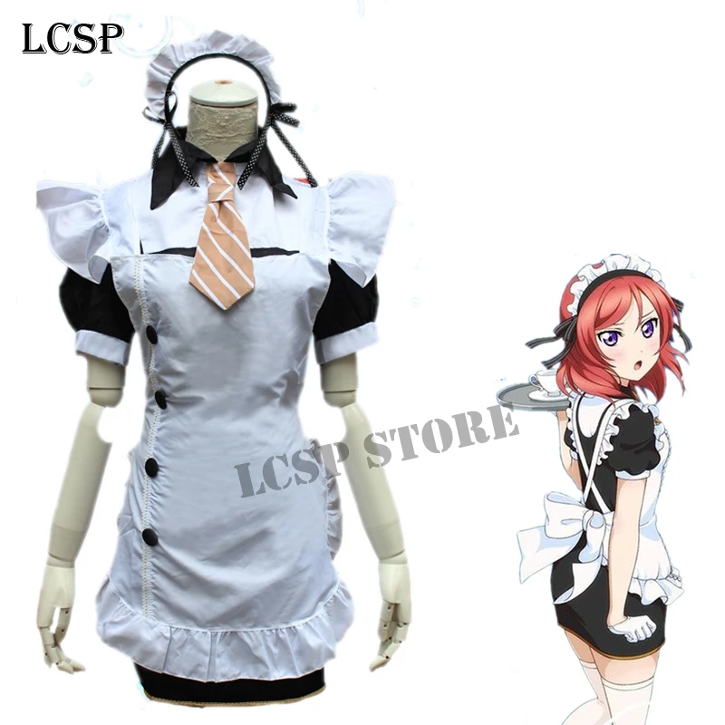 LCSP LoveLive! Нодзоми тодзё всех персонажей сентябрьская серия японский костюм для косплея в стиле аниме «Живая Любовь» костюм горничной выходной костюм одежда - Цвет: 1